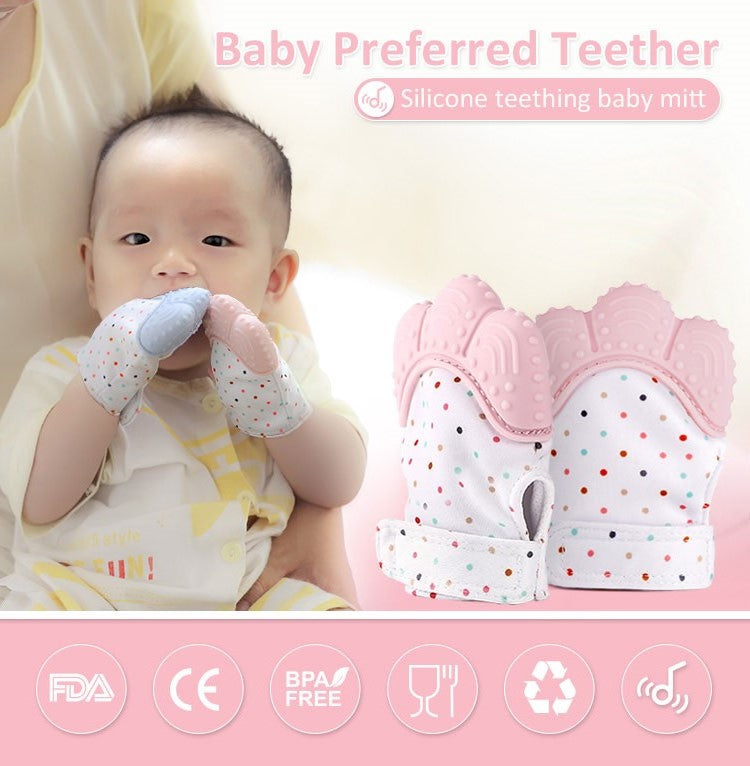 Baby Soft Teether Gloves - (Set of 2)