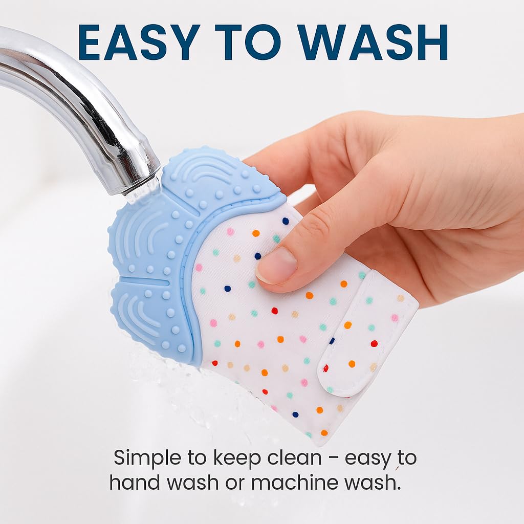 Baby Soft Teether Gloves - (Set of 2)