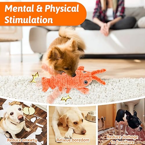 Wagging Tail Lobster Interactive Pet Toy | Smart Toy For Cats & Dogs to Keep Them Busy for Boredom