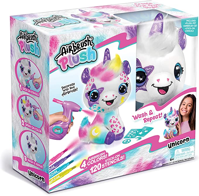 Airbrush Plush Unicorn toy