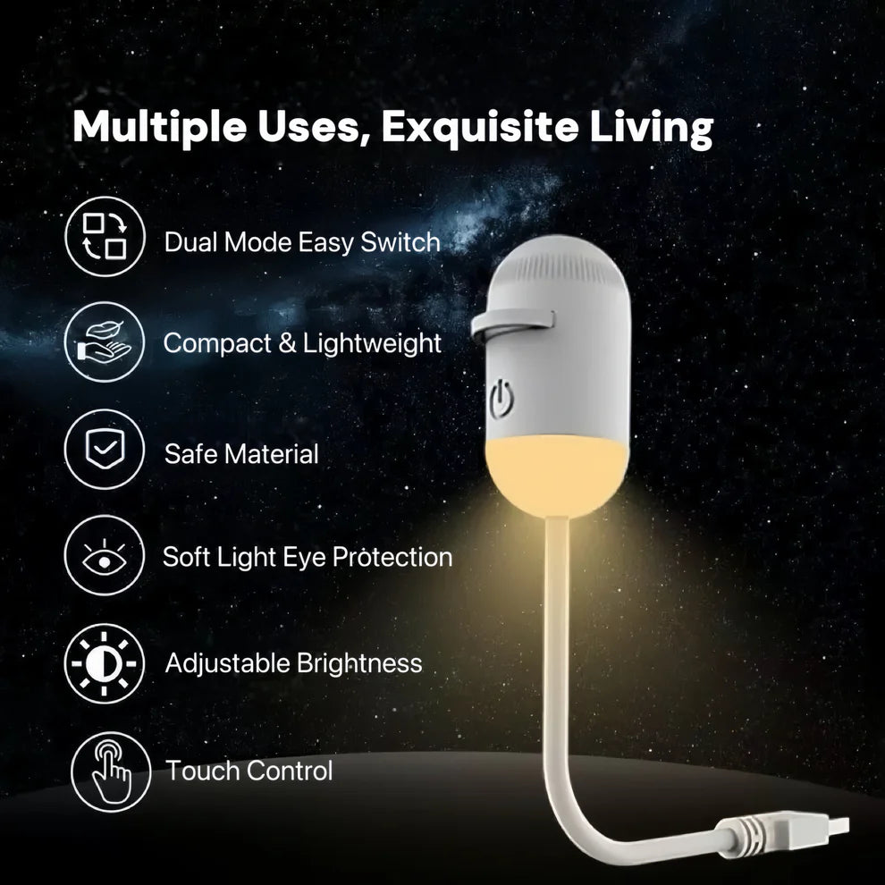 Mini Portable Galaxy Projector Night Light Lamp