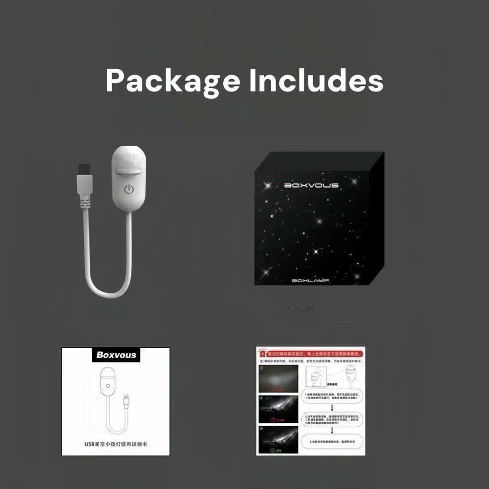 Mini Portable Galaxy Projector Night Light Lamp