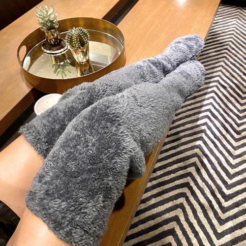 Cozy Snuggle Paws Thigh High Socks