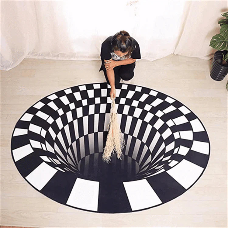 Vortex Illusion Rug Carpet